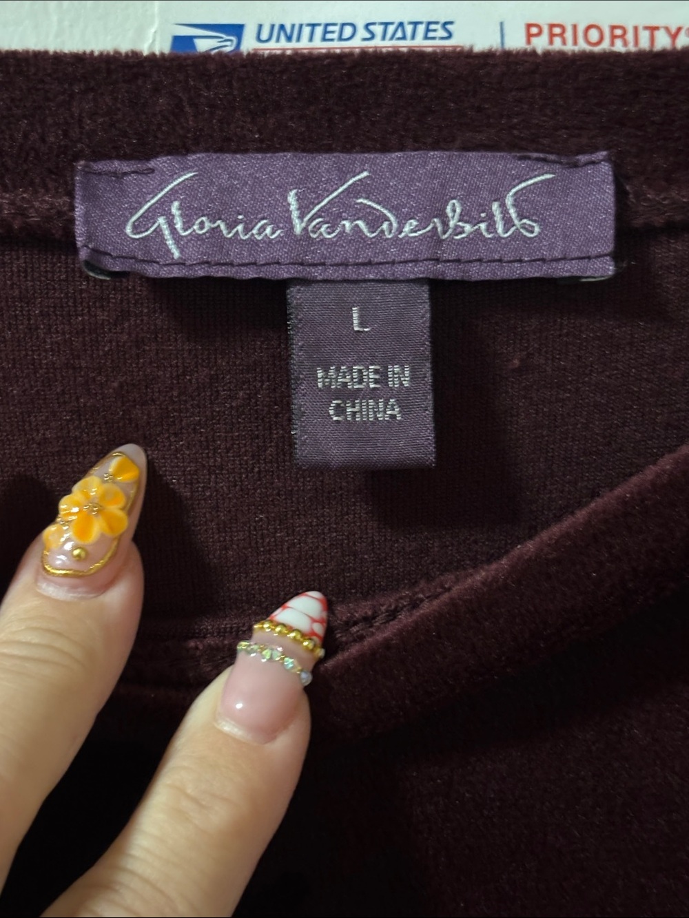 Gloria Vanderbilt Sweatshirt NWOT - Picture 3 of 4